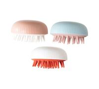 Yardenfun 3 Pezzi Massaggiante Silicone Pettine Uso per Shampoo e Capelluto per Pulizia Profonda e Rimozione Adatto e