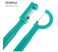 Yardenfun 3 Pezzi Trainer Muscolare Lingua per Strumento Portatile per Esercizi Riabilitazione del Linguaggio Controllo Lingua Migliorato Materiale Plastica Verde