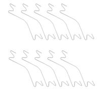 Yardenfun 30 Pezzi Gancio di Supporto per Piante da Orto in Ferro Argento | Metodo per Coltivazione Verticale, Adatto a Rampicanti e Cetrioli, Uso in Orto Interno