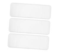 Yardenfun 3pezzi Custodia Rasoio Trasparente in Plastica Scatola Da Viaggio Per Manuali Portatile Leggera e Resistente Organizer Compatto Per Uomini