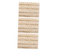 Yardenfun 3pezzi in Legno Con Lettere e Numeri in Braille Per Principianti Strumento Didattico Tattile Per Persone Non Vedenti Apprendimento Del Braille