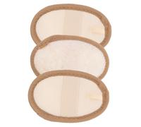 Yardenfun 3pezzi Spugna da Bagno in Luffa Spugne per Corpo in Luffa da Doccia di Spazzola Esfoliante per Corpo Dischetti in Naturale Stile Casuale