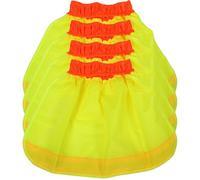 Yardenfun 4 pezzi Copri Casco da Lavoro con Banda Riflettente Giallo Fluorescente Parasole Traspirante in Rete per Protezione Solare Esterno Adatto alla Maggior Parte dei Caschi Accessorio