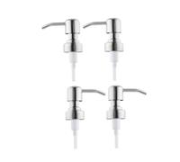 Yardenfun 4 Pezzi Kit Coperchi in Acciaio Resistente per Dispenser Sapone con Pompa Pressa per Dosatore Lozione Bagno