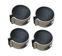 Yardenfun 4 Pezzi Manopola Di Accensione e Spegnimento Per Cucina a Gas in Lega Di Zinco, Pulsante in Metallo Per Stufa, Accessorio Ricambio Forno Controllo Rotativo Compatibile Fornelli Domestici