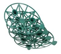 Yardenfun 4 Pezzi Supporto per Angurie e Meloni, Vassoio di Frutta e Melone, Plastica Verde, Forma Rotonda, per Giardino, per Sostenere i Frutti e Ridurre Contatto Suolo