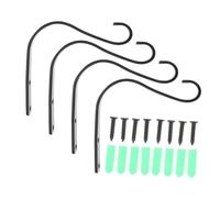 Yardenfun 4 set Ganci in per Piante da Supporti Appendivasi Eleganti e Resistenti per Cesti Appesi ed Esterni Staffe Decorativi con per Balconiere e Pareti