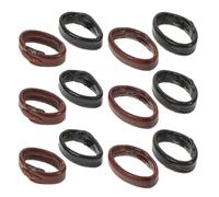 Yardenfun 40 Pezzi Anelli Fermastraglio in Vera Pelle per Cinturini Orologio Loop Fermacinturino Sostitutivi per Orologi Outdoor e Sportivi Facili da Installare e Confortevoli