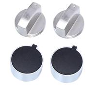 Yardenfun 4pezzi Regolatore Di Gas in Metallo Per Stufa Gas Pulsante Di Controllo Del Bruciatore Sostituzione Diretta Facile Da Installare