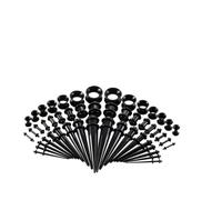 Yardenfun 50pezzi Unisex Cono Auricolare Gioielli Per Puntura Tappi Per Orecchie in Acrilico Calibri Per Orecchie Espansori Orecchini Piercing