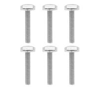 Yardenfun 6 pezzi Bulloni T Scanalatura in Acciaio Inox per Lavorazione e Strutture in Alluminio Elementi di Fissaggio Scorrevoli T per Guide Industriali Cnc e Stampanti