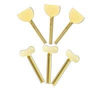 Yardenfun 6 Pezzi Metal Tube Roller Squeezer Manual Key Toothpaste Dispenser Compact Portable Design in Alloy With Electroplated Finish For Travel And Use