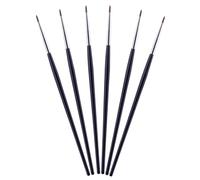 Yardenfun 6 Pezzi Pennello in Plastico e Nailon Portatile per Eyeliner Punta Fine Riduce L'affaticamento della Mano Durante il Make-up per Professionisti e Principianti