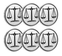 Yardenfun 6 Pezzi Spille da Giacca Metallo Bilancia Giustizia Pin per Avvocati e Studenti di Legge Accessorio Reparto Giustizia Elegante per Abiti Uomo con Clip Resistente e Fissaggio Sicuro