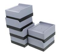 Yardenfun 6pezzi Rialzi Per Mobili Rialzi Antiscivolo Per Letto Per Gambe Da Scrivania Per Mobili Per Letto Aggiungono Ulteriore Altezza e Spazio Stoccaggio