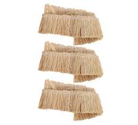 Yardenfun 6pezzi Tetto di Paglia Artificiale in Miniatura Rotolo di Erba per Decorazioni di Case delle Bambole Materiale per Tetti di Paglia Fieno Simulato per Ambienti Esterni e Progetti