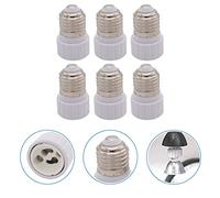 Yardenfun Adattatore Portalampada E27 a Gu10 Convertitore Premium per Lampade Alogene e LED Facile Installazione senza 6 Pezzi