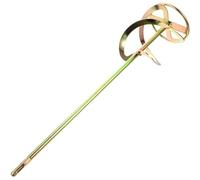 Yardenfun Asta miscelatrice per trapano elettrico in acciaio 45 resistente, miscelatore per vernice, gesso e cemento, bastone per agitazione antischiuma, accessorio per miscelazione professionale