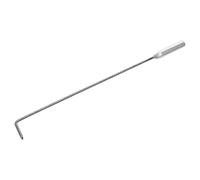 Yardenfun Attizzatoio Manico Lungo in Ferro Resistente al Calore Gancio per Carbone e Legna Attrezzo Multifunzione per Stufa e Braciere da Esterno Impugnatura Ergonomica Antiscivolo per