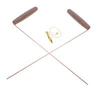 Yardenfun Bacchette Da Rabdomante in Rame Set Per Ricerca Energia e Rilevamento Spiriti, Strumento Portatile Multiuso Per Esplorazione Archeologica e Caccia Al Metallo