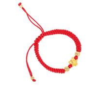 Yardenfun Bracciale Filo Rosso Zodiacale in Corda Intrecciata per Donna e Uomo Protettivo con Design Dragone Cinese e Amuleto di Buona Sorte