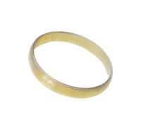 Yardenfun Bracciale Vintage in Corno di Bue Beige, Ampio e Spesso, Stile Semplice ed Elegante, come Gioiello Decorativo per Compleanni e Lauree