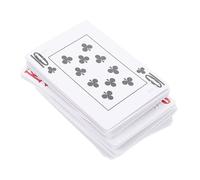 Yardenfun Carte Da Gioco Braille Giganti Per Non Vedenti, Mazzo Portatile Etichette Braille, Gioco Di Intrattenimento Per Ipovedenti e Anziani, Ausilio Tattile Per Disabilità Visiva