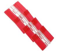 Yardenfun Cerniere Adesive in Acrilico Trasparente 25X35Mm Set da 4 Cerniere Continue Autoadesive per Ante di Mobili Vetro e Scatole in Legno Ferramenta Fai da Te per Riparazioni e