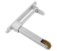 Yardenfun Chiudiporta Automatico in Acciaio Inox per Porte Tagliafuoco Doppie Selettore e Coordinatore per Porte in Corridoi Stretti Meccanismo di Chiusura Idraulico per Uso Residenziale