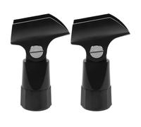 Yardenfun Clip per Microfono Regolabile 3/8 Adattatore Filettato, Supporto per Microfoni Wireless da 20-25 Mm, Morsetto Porta Microfono Leggero per Interviste e Streaming (2 Pezzi)