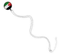 Yardenfun Collana Ciondolo Palestina 2 Pezzi Per Uomo e Donna, Accessorio Moda in Metallo, Decorazione Per Casa e Auto, Regalo Significativo Per Chi Cerca Stile Unico