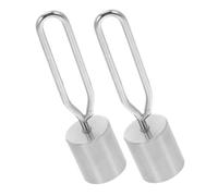 Yardenfun Contrappesi per Girarrosto in Acciaio Inox 180G 2 Pezzi Pesi Bilanciamento Barbecue per Grigliate Supporto Resistente Accessori per Cottura Uniforme su Griglie e Feste