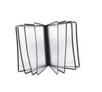 Yardenfun Copertina Trasparente per Menù in PVC Flessibile Custodia Protettiva Portatile per Ricettari e Carte Menu per Ristoranti Bar e Caffè Pagine