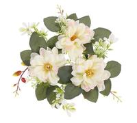 Yardenfun Di Candele Floreali Per Pilastri Portacandele Floreale Artificiale Splendido Accessorio Da Tavolo