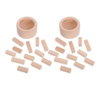 Yardenfun Diffusore di Oli Essenziali in Legno di Faggio Set da 2 Pezzi, Diffusore Passivo senza Alimentazione, Mini Design Portatile per Casa, Ufficio e Viaggi, Profumo Delicato e