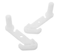 Yardenfun Fermo Porta Congelatore Plastica 2 Pezzi, Clip Fermaporta e Parte di Riparazione Cerniera Frigorifero, Accessori Ricambio Porte Frigoriferi Camper per Manutenzione e