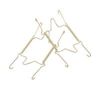 Yardenfun Ganci a Molla per Piatti a Forma di U in Metallo Inox 6 Pollici, Supporti da Parete Invisibili per Esposizione di Piatti Decorativi, Set da 2 Pezzi per Arredamento Cucina e Mostra