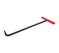 Yardenfun Gancio Sollevamento Tombino in Ferro T Forma di T con Manico Antiscivolo Gancio Resistente per Sollevare Chiusini e Coperture Fognature Strumento Multifunzionale per Uso Pesante e