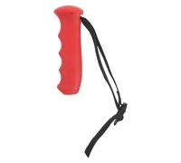 Yardenfun Impugnatura di ricambio per bastoni da passeggio con cinturino da polso - Accessori ergonomici per bastoni da trekking per escursioni all'aperto, stampelle per anziani (rosso)