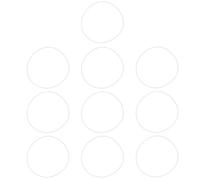 Yardenfun Kit 10 Pezzi Guarnizioni Anti-Esplosione per Occhiali Ricambi per Riparazione Occhiali Anelli Ammortizzanti per Installazione Lenti senza Montatura e Semi-Montatura Uso