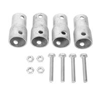 Yardenfun Manicotto Avvolgitore in Acciaio per Serra, Set da 4 Pezzi, Accessorio Manuale per Avvolgimento Pellicola, Compatibile Manovella e Telaio in Polietilene, Montaggio Rapido