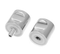 Yardenfun Maniglia per Porta in Vetro da Bagno Incassata Doppia Faccia Maniglia per Porta Doccia in Lega di Alluminio Accessorio per Mobili Installazione Semplice Compatibile Porte