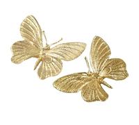 Yardenfun Maniglie in Ottone a Forma di Farfalla 2 Pezzi Pomelli per Mobili Foro Singolo Maniglie per Cassetti e Armadietti Accessori Decorativi per Cucina e Guardaroba Ferramenta per