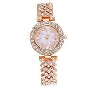 Yardenfun Orologi Da Donna Parlando Orologio Polso Signore Diamante Moda Femminile Orologi Femminili Per Le Donne Gioielli D'oro Da Donna Orologi Di Moda Lega Oro Rosa