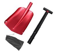 Yardenfun Pala Neve Auto Retrattile in Alluminio Leggero Badile da Emergenza per Rimozione Ghiaccio e Neve Design Smontabile e Compatto per Camper Suv e Viaggi Invernali