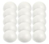 Yardenfun Palline Possono Essere Dipinte e Infilzate di Schiuma Semicircolari Bianche 30 Pezzi per Decorazioni Fai da Te per Feste di Fidanzamento e Matrimoni