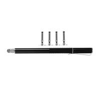 Yardenfun Penne Stilo Per Touch Screen Set Da 5 Penne Stilo Capacitive Con Punte Di Ricambio Materiale Metallico Sicure Per La Scrittura A Mano Nere