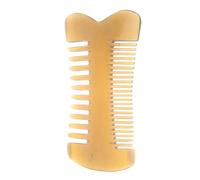 Yardenfun Pettine in Corno Denti Larghi e Sottili Per Massaggi Per Capelli Asciutti e Bagnati Completa Del Cuoio Capelluto Resistente e Affidabile
