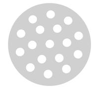 Yardenfun Piastra Ferro Sostitutiva per Barbecue Resistenza Alta Temperatura Ventilata per Carbonella Facilitazione Pulizia e Ventilazione Briquette per Campeggio e Grigliate in Famiglia