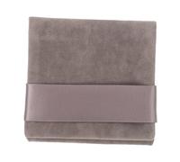 Yardenfun Piccola Borsa Portaoggetti Portatile per Gioielli Borse per Gioielli Borsa da Viaggio per Gioielli Organizer per Gioielli Tessuto in Morbido Grigio Scuro
